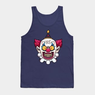 Evil Clown Face Tank Top